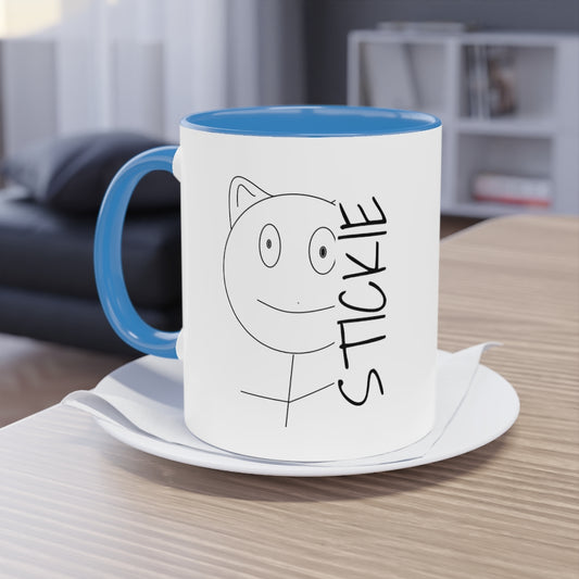 Stickie Two-Tone Coffee Mug, 11oz